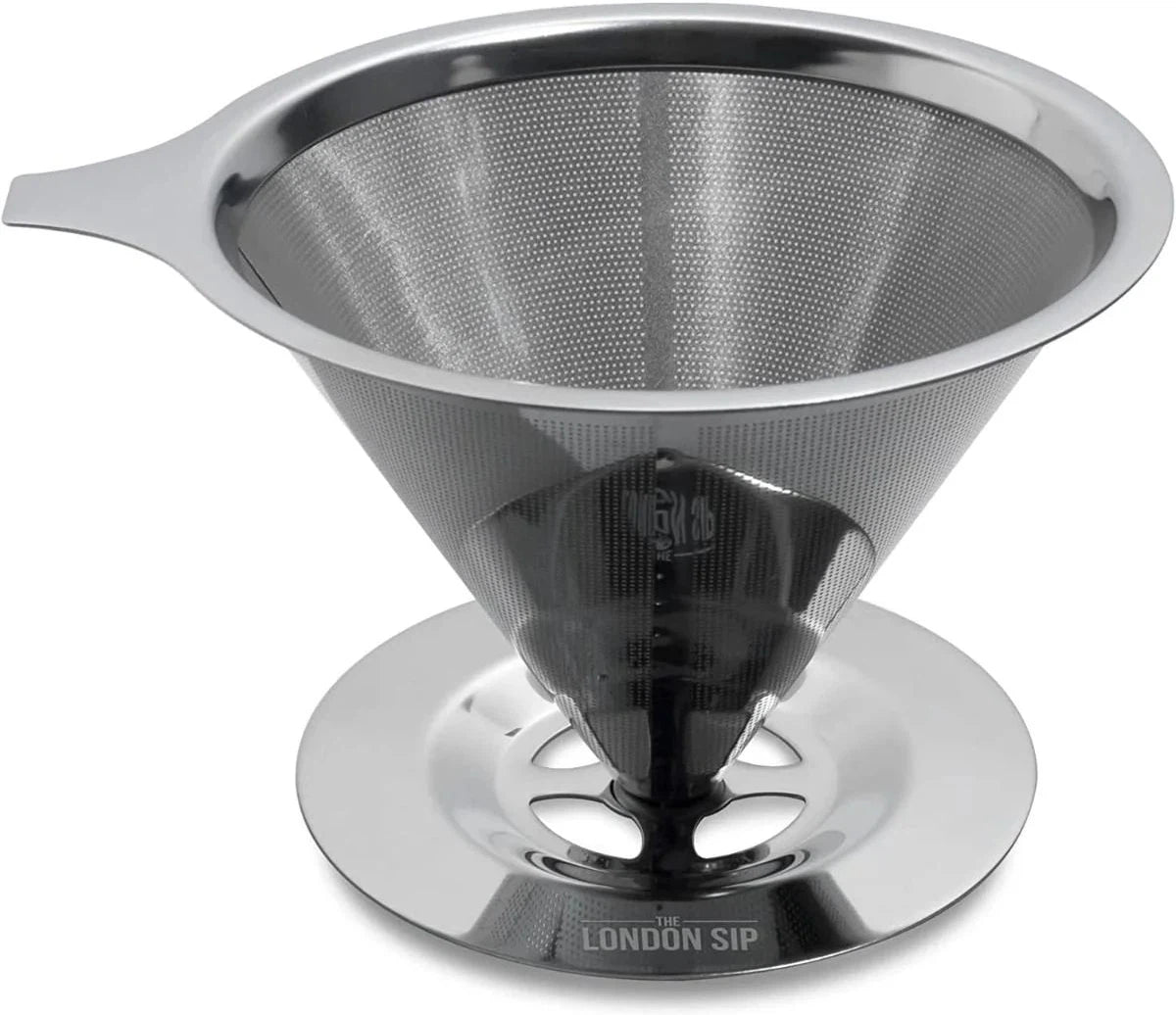 The London Sip - 1-4 Cup Stainless Steel Coffee Dripper - CD3