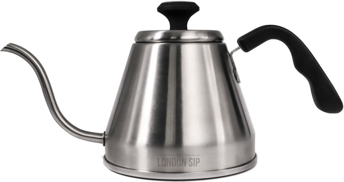 The London Sip - 1.2 L Stainless Steel Silver Kettle With Beverage Thermometer - K1200S