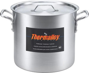 Thermalloy - 12 QT Aluminum Heavy Duty Stock Pot - 5814112 (Lid Not Included)