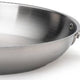 Thermalloy - 12" Stainless Steel Fry Pan with Helper Handle (Lid Not Included) - 5724052