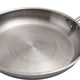 Thermalloy - 14" Stainless Steel Fry Pan with Helper Handle (Lid Not Included) - 5724054