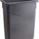 TiSA - 15 Gal Grey Rectangle Wastecan, 5/cs - TS0056