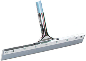 TiSA - 18" Metal Frame Rubber Floor Squeegee With 54" Handle, 10/cs - TS9718