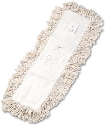 TiSA - 24" White Cotton Dust Mop Refill, 12/cs - TS5024