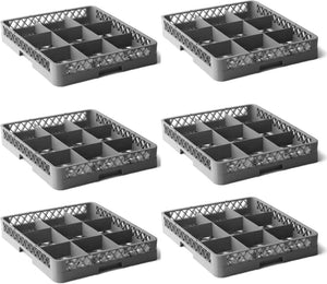 TiSA - 25 Compartment Grey Round Dishwashing Rack , 6/cs - TS2525R