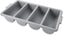 TiSA - 4 Compartment Grey Cutlery Bin, 10/cs - TS3350