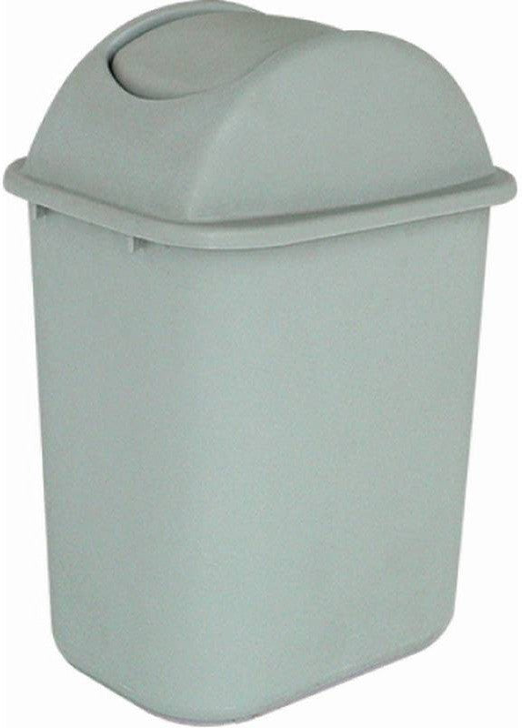 TiSA - Medium Soft Wastebasket with Swing Lid, 10/cs - TS0057