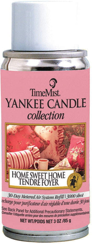 TimeMist - 30 Day Yankee Candle Collection Home Sweet Home Micro Air Freshener Refill, Pack of 12 - B79801