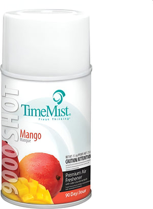 TimeMist - Premium Metered 90 Day Mango Air Freshener Refill, Pack of 6 - B67801