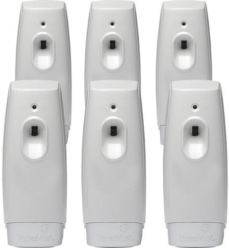 TimeMist - White Setting Air Freshener Dispenser, Pack of 6 - 1047809