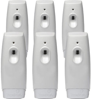 TimeMist - White Setting Air Freshener Dispenser, Pack of 6 - 1047809