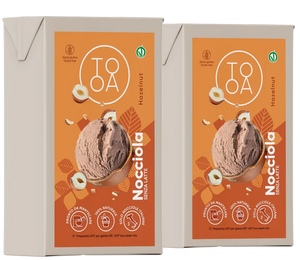 TooA - Hazelnut Vegan Ice Cream, 1 L (Pack of 2) - MX-VE-0208-1L