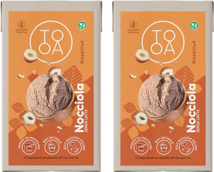 TooA - Hazelnut Vegan Ice Cream, 1 L (Pack of 2) - MX-VE-0208-1L