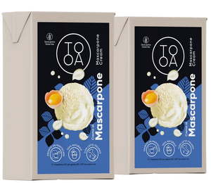 TooA - Mascarpone Cream Ice Cream, 1 L (Pack of 2) - MX-DA-0223-1L