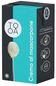 TooA - Mascarpone Cream Ice Cream, 80ml (Pack of 2) - MX-DA-0223