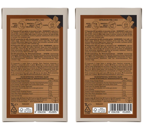 TooA - Milk Chocolate Ice Cream, 1 L (Pack of 2) - MX-DA-0205-1L