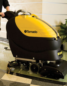 Tornado - 22" Automatic Floor Scrubber With Traction Drive, On Board Charger 24V - 99695T