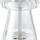 Tre Spade - 10 cm Acrylic Resin Crystal-Shaped Pepper Mill, Pack of 5- 43682