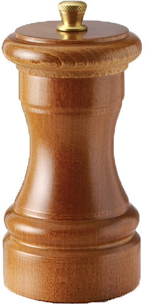 Tre Spade - 10 cm Dark Italian Beech Wood Pepper Mill, Pack of 4 - 43665