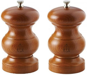 Tre Spade - 13 cm Nut Colour Seasoned Beech Wood Chili Grinder, Pack of 2 - 43696