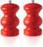 Tre Spade - 13 cm Red Seasoned Beech Wood Chili Grinder, Pack of 2 - 43697