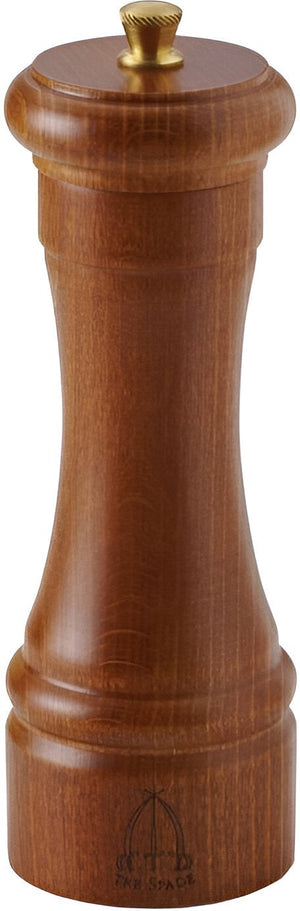 Tre Spade - 15 cm Dark Italian Beech Wood Pepper Mill, Pack of 2 - 43666