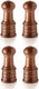 Tre Spade - 15 cm Dark Italian Seasoned Beech Wood Nutmeg Grinder, Pack of 4 - 43695