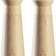 Tre Spade - 15 cm Light Beech Wood Salt Mill, Pack of 2 - 43705