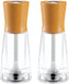 Tre Spade - 15 cm Orange Beech Wood & Acrylic Resin Base Pepper Mill, Pack of 2 - 43672