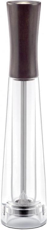 Tre Spade - 26 cm Dark Beech Wood & Acrylic Resin Base Pepper Mill, Pack of 2 - 43674