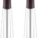 Tre Spade - 26 cm Dark Beech Wood & Acrylic Resin Base Pepper Mill, Pack of 2 - 43674