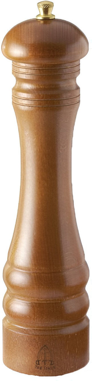 Tre Spade - 26 cm Dark Italian Beech Wood Pepper Mill, Pack of 2 - 43709