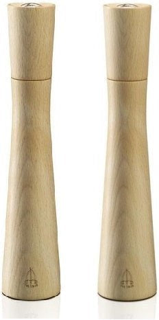 Tre Spade - 26 cm Turandot Series Light Italian Beech Wood Pepper Mill, Pack of 2 - 43675