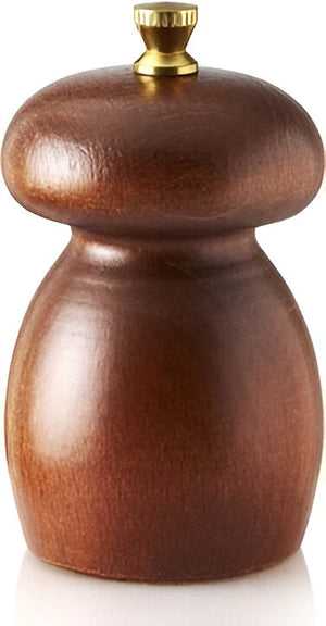 Tre Spade - 8 cm Seasoned Beech Wood Pepper Mill, Pack of 4 - 43668