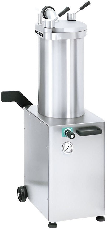 Trento - 1300 W Stainless Steel Hydraulic Piston Sausage Stuffer with 48 lb Capacity (Single Phase) - 45920