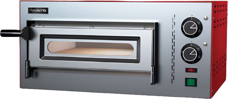 Trento - Compact 23" Stainless Steel Single Chamber Pizza Oven with 13.75″ Chamber - 46724