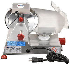 Trento - Elite 8” Belt Drive Meat Slicer 0.20 HP Motor with Fixed Blade Sharpener - MS-IT-0195-S