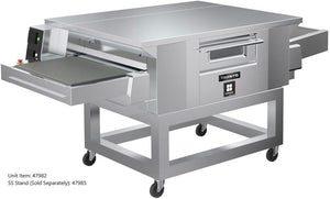 Trento - Pizzagroup Dragon High Productivity Static Conveyor Pizza Oven with 32″ Wide Belt - 47982