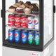 Turbo Air - 17" Diamond Show Case Glass Sided Pass-Thru Countertop Display Refrigerator - CRT-77-2R-N