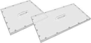 Turbo Air - 2-Piece Clear Polycarbonate Pan Cover Set for JBT-72 - PC-72J