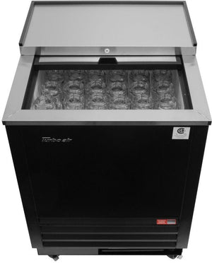 Turbo Air - 24.7" Super Deluxe Glass Chiller & Froster with 1 Black Lid - TBC-24SB-GF-N6