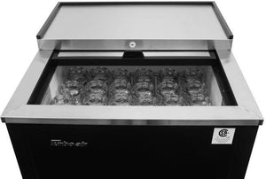 Turbo Air - 24.7" Super Deluxe Glass Chiller & Froster with 1 Black Lid - TBC-24SB-GF-N6