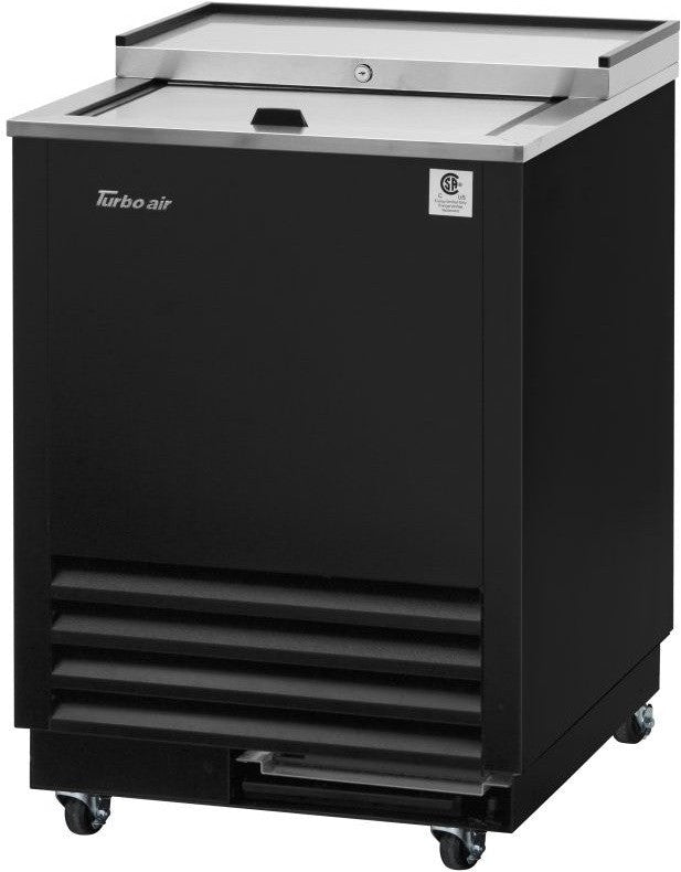 Turbo Air - 24.7" Super Deluxe Glass Chiller & Froster with 1 Black Lid - TBC-24SB-GF-N6