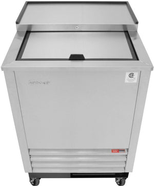 Turbo Air - 24.7" Super Deluxe Glass Chiller & Froster with 1 Stainless Steel Lid - TBC-24SD-GF-N6