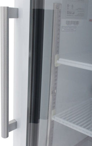 Turbo Air - 25" Super Deluxe White Countertop Display Refrigerator with Swing Door - TGM-5SDW-N6