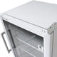 Turbo Air - 25" Super Deluxe White Countertop Display Refrigerator with Swing Door - TGM-5SDW-N6