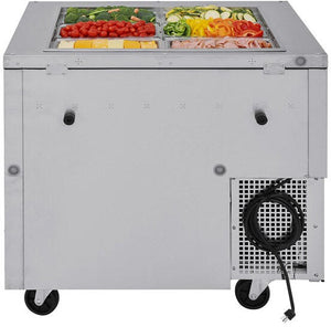 Turbo Air - 36" Stainless Steel Refrigerated Buffet Display Table With One Solid Door - JBT-36-N