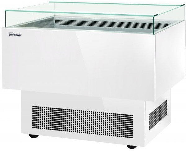 Turbo Air - 40" White Open Display Merchandiser with Horizontal Air Curtain Merchandiser - TOS-40PN