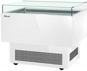 Turbo Air - 40" White Open Display Merchandiser with Horizontal Air Curtain Merchandiser - TOS-40PN