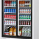 Turbo Air - 41.3" White Refrigerated with 2 Sliding Glass Door Merchandiser - TGM-35R-N